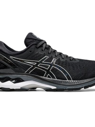 Fitness Mania - Asics Gel Kayano 27 - Womens Running Shoes - Black/Pure Silver