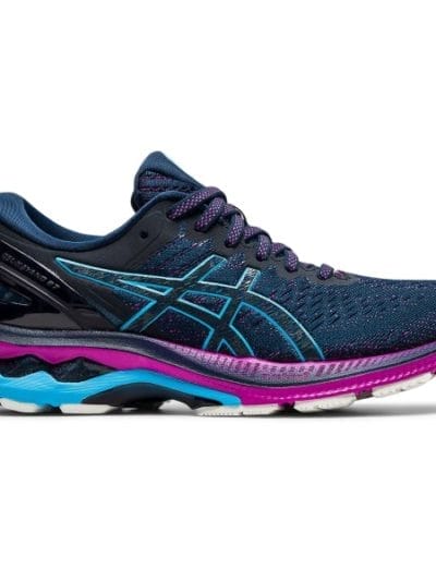 Fitness Mania - Asics Gel Kayano 27 - Womens Running Shoes - French Blue/Digital Aqua