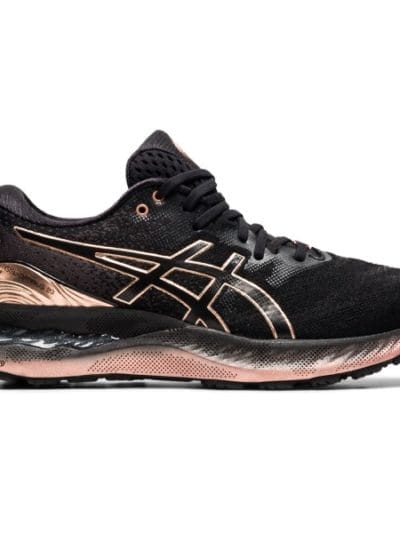 Fitness Mania - Asics Gel Nimbus 23 Platinum - Womens Running Shoes - Black/Rose Gold