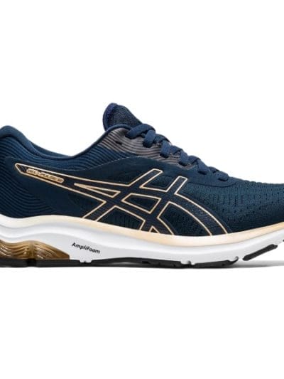 Fitness Mania - Asics Gel Pulse 12 - Womens Running Shoes - French Blue/Champagne