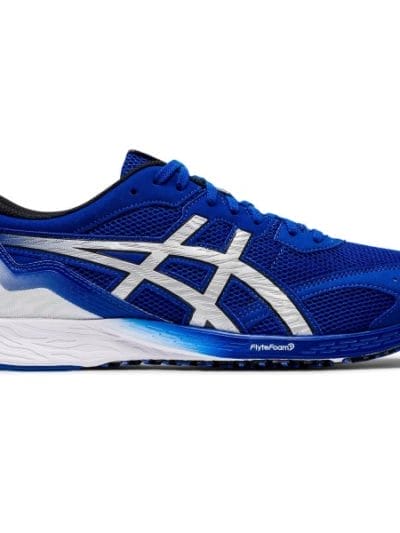 Fitness Mania - Asics Gel-Tartheredge - Mens Running Shoes - Asics Blue/Pure Silver