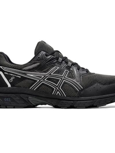 Fitness Mania - Asics Gel Venture 8 - Mens Trail Running Shoes - Black/White