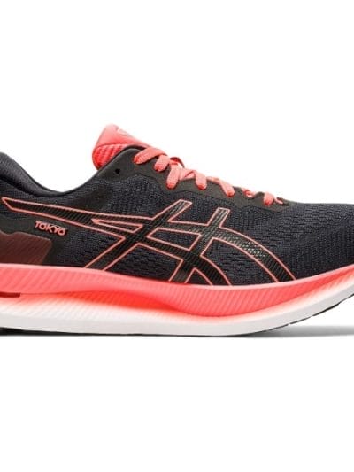 Fitness Mania - Asics GlideRide Tokyo - Mens Running Shoes - Black/Sunrise Red