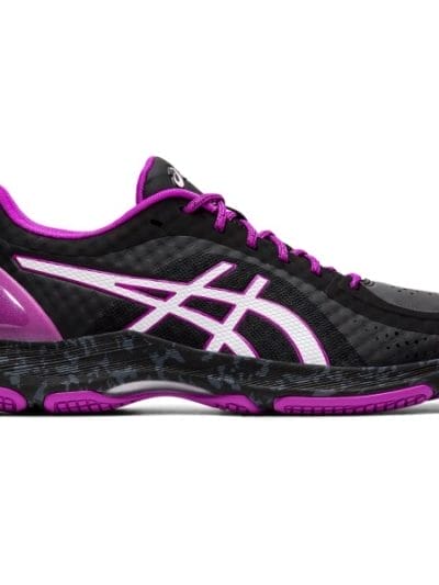 Fitness Mania - Asics Netburner Super FF - Womens Netball Shoes - Black/White