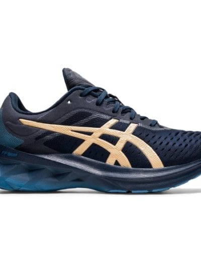 Fitness Mania - Asics NovaBlast - Womens Running Shoes - French Blue/Champagne