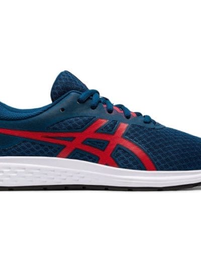 Fitness Mania - Asics Patriot 11 GS - Kids Running Shoes - Make Blue/Classic Red