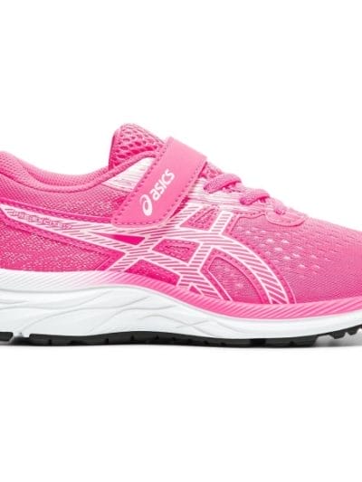 Fitness Mania - Asics Pre Excite 7 PS - Kids Girls Running Shoes - Hot Pink/White