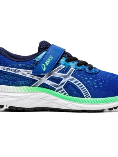 Fitness Mania - Asics Pre Excite 7 PS - Kids Running Shoes - Asics Blue/White