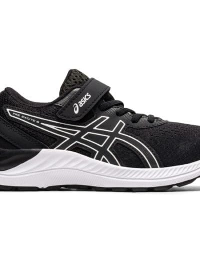 Fitness Mania - Asics Pre Excite 8 PS - Kids Running Shoes - Black/White