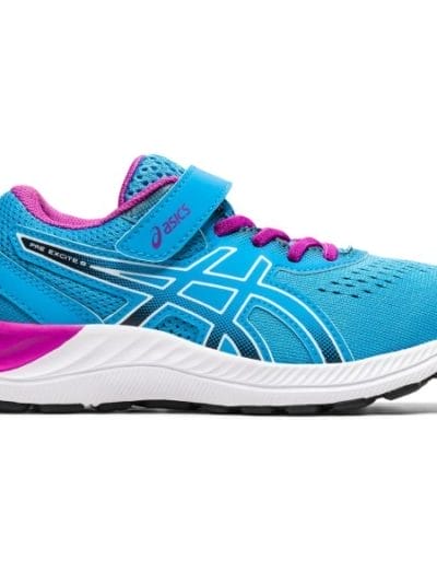 Fitness Mania - Asics Pre Excite 8 PS - Kids Running Shoes - Digital Aqua/White