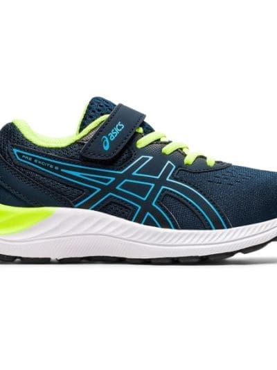 Fitness Mania - Asics Pre Excite 8 PS - Kids Running Shoes - French Blue/Digital Aqua