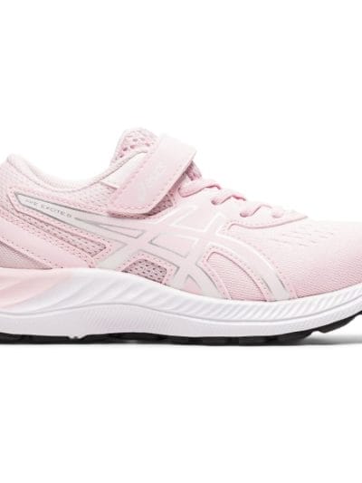 Fitness Mania - Asics Pre Excite 8 PS - Kids Running Shoes - Pink Salt/Pure Silver