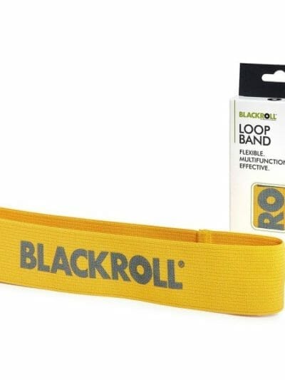 Fitness Mania - Blackroll Loop Band - Fabric Resistance Band - Extra Light - Extra Light - Yellow