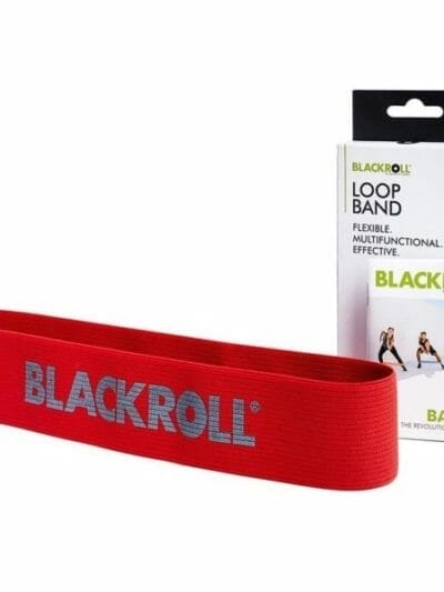 Fitness Mania - Blackroll Loop Band - Fabric Resistance Band - Gentle - Gentle - Red