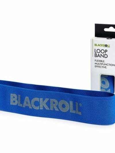 Fitness Mania - Blackroll Loop Band - Fabric Resistance Band - Strong - Strong - Blue