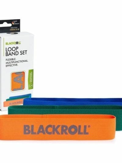 Fitness Mania - Blackroll Loop Band Set - Fabric Resistance Band - 3 Band Set