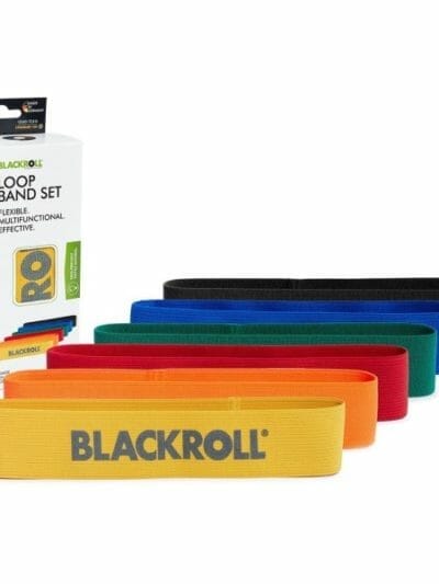 Fitness Mania - Blackroll Loop Band Set - Fabric Resistance Band - 6 Band Set