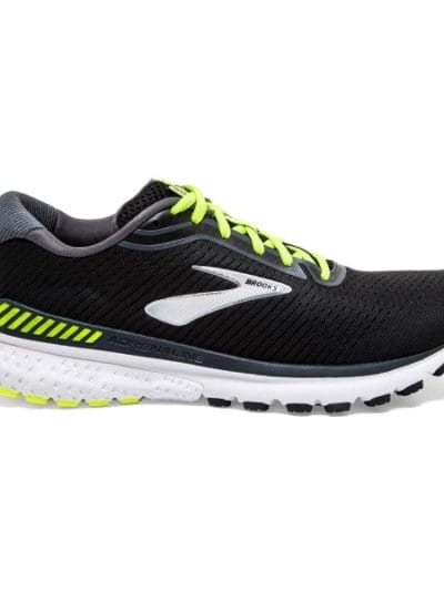 Fitness Mania - Brooks Adrenaline GTS 20 - Mens Running Shoes - Black/Nightlife/White