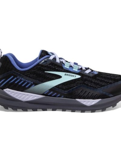 Fitness Mania - Brooks Cascadia 15 GTX - Womens Trail Running Shoes - Black/Marlin/Blue