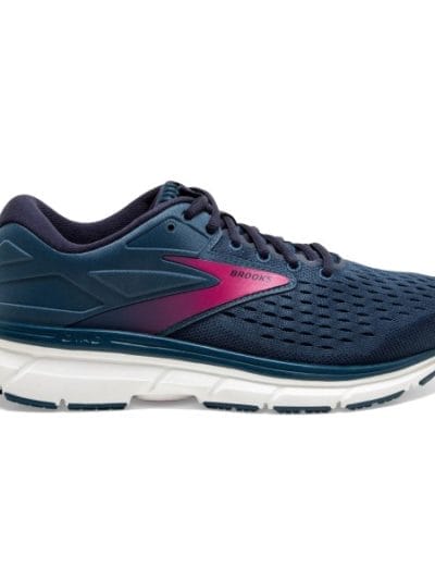 Fitness Mania - Brooks Dyad 11 - Womens Running Shoes - Blue/Navy/Beetroot