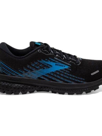 Fitness Mania - Brooks Ghost 13 GTX - Mens Running Shoes - Black/Grey/Blue