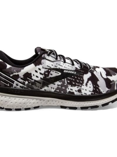 Fitness Mania - Brooks Ghost 13 LE - Mens Running Shoes - White/Black/Grey