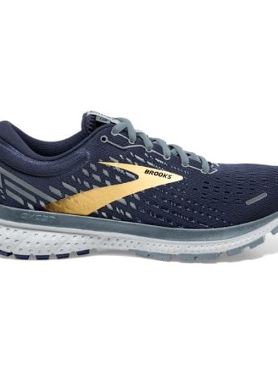 Fitness Mania - Brooks Ghost 13 - Mens Running Shoes - Peacoat/Grey/Gold