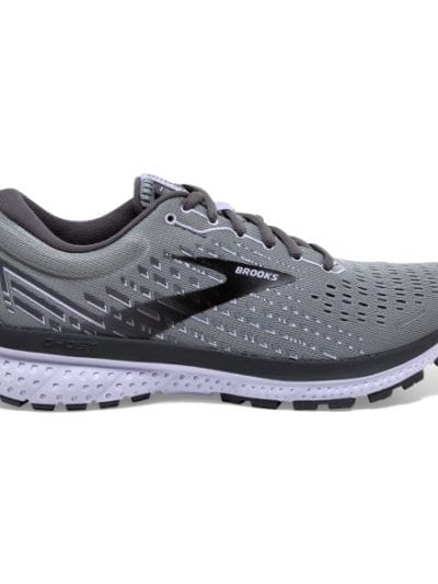 Fitness Mania - Brooks Ghost 13 - Womens Running Shoes - Grey/Blackened Pearl/Purple