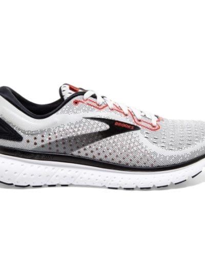 Fitness Mania - Brooks Glycerin 18 - Mens Running Shoes - Grey/Black/Red