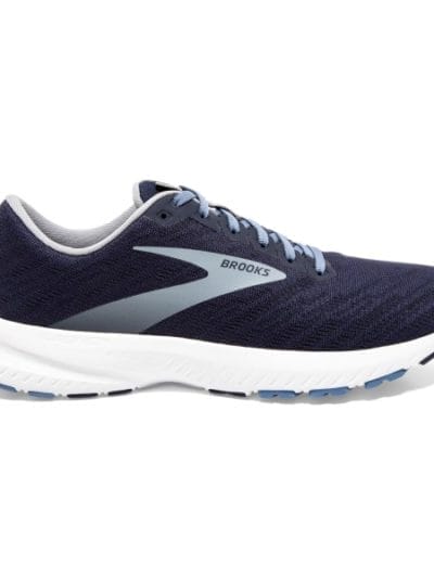 Fitness Mania - Brooks Launch 7 - Mens Running Shoes - Peacoat/Primer Grey/White