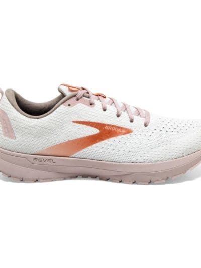 Fitness Mania - Brooks Revel 4 - Womens Running Shoes - White/Violet/Copper