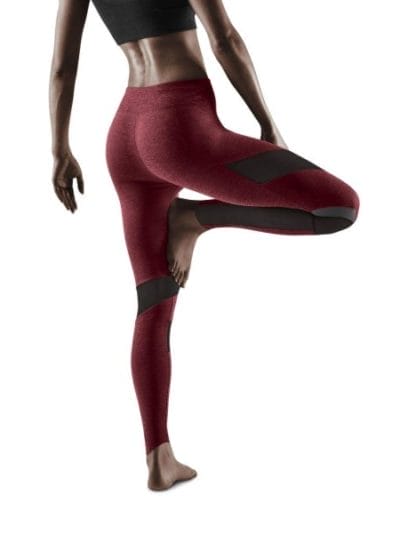 Fitness Mania - CEP Compression Womens Training Tights - Cherry Red