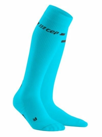 Fitness Mania - CEP Neon Compression Running Socks - Blue