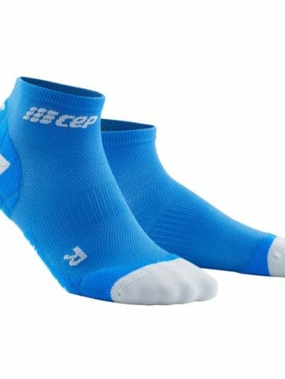 Fitness Mania - CEP Ultra Light V2 Low Cut Running Socks - Blue/Grey