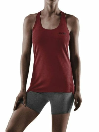 Fitness Mania - CEP Womens Training Tank Top - Cherry Red
