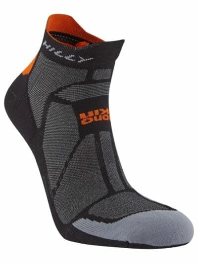 Fitness Mania - Hilly Marathon Fresh Socklet - Running Socks - Black/Orange