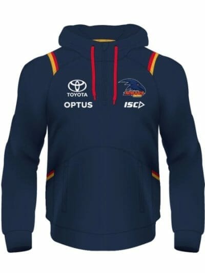 Fitness Mania - ISC Adelaide Crows Squad Kids Football Hoodie 2020 - Navy/Red/Gold