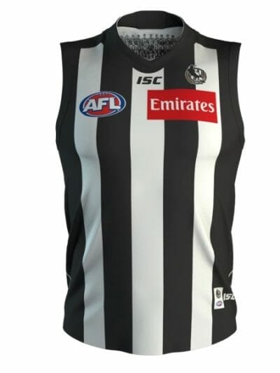 Fitness Mania - ISC Collingwood Magpies Home Mens Guernsey 2020 - Black/White