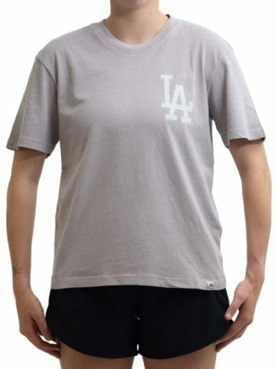 Fitness Mania - Majestic Athletic Los Angeles Dodgers Elle Boxy Womens Baseball T-Shirt - Crystal