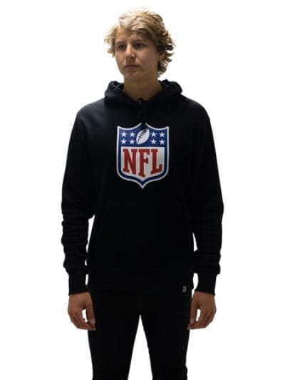 Fitness Mania - Mitchell & Ness League Over The Head NFL Mens Football Hoodie - Black