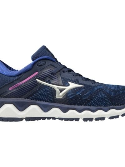 Fitness Mania - Mizuno Wave Horizon 4 - Womens Running Shoes - Medieval Blue/Silver