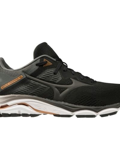 Fitness Mania - Mizuno Wave Inspire 16 - Mens Running Shoes - Black/Dark Shadow