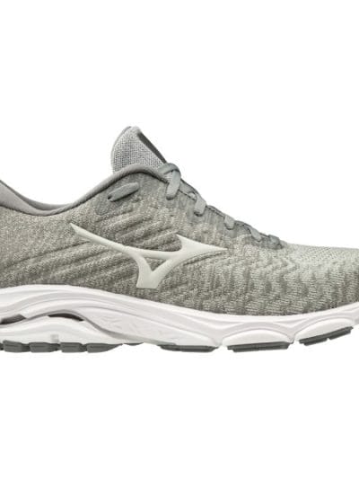 Fitness Mania - Mizuno Wave Inspire 16 Waveknit - Mens Running Shoes - High-Rise/Glacier Grey