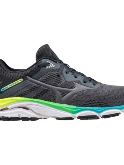 Fitness Mania - Mizuno Wave Inspire 16 - Womens Running Shoes - Castlerock/Scuba Blue