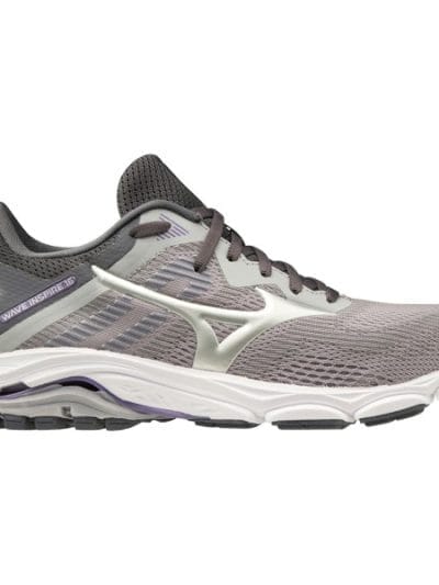 Fitness Mania - Mizuno Wave Inspire 16 - Womens Running Shoes - Vapor Blue/Silver/Chalk Violet