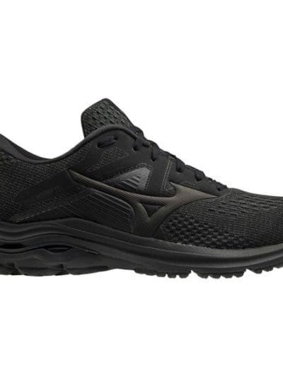 Fitness Mania - Mizuno Wave Inspire 17 - Mens Running Shoes - Triple Black