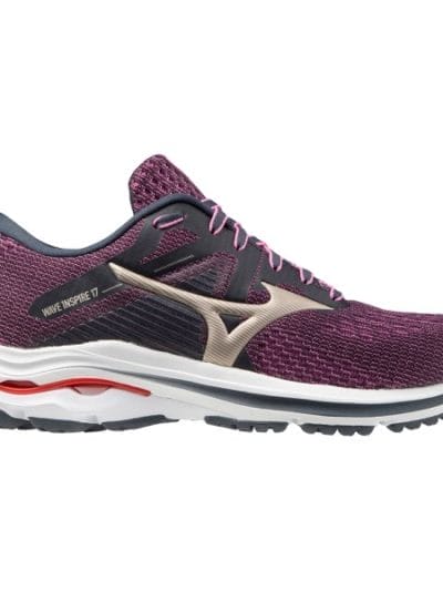 Fitness Mania - Mizuno Wave Inspire 17 - Womens Running Shoes - India Ink/Platinum Gold