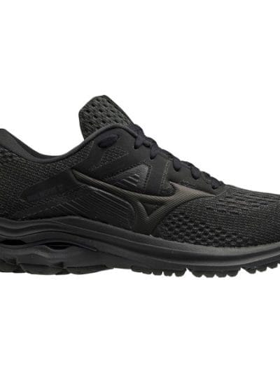 Fitness Mania - Mizuno Wave Inspire 17 - Womens Running Shoes - Triple Black