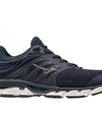 Fitness Mania - Mizuno Wave Paradox 5 - Mens Running Shoes - Medieval Blue/Metallic Shadow