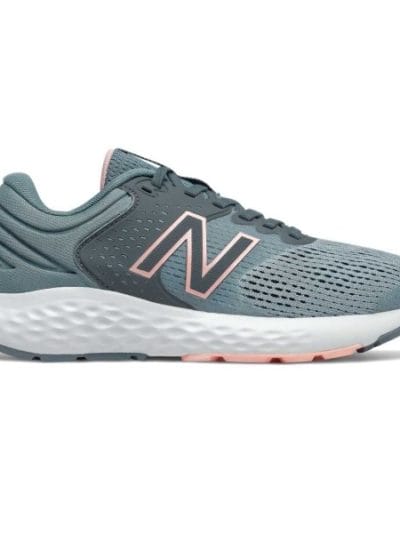 Fitness Mania - New Balance 520v7 - Womens Running Shoes - Grey/Silver/Peach